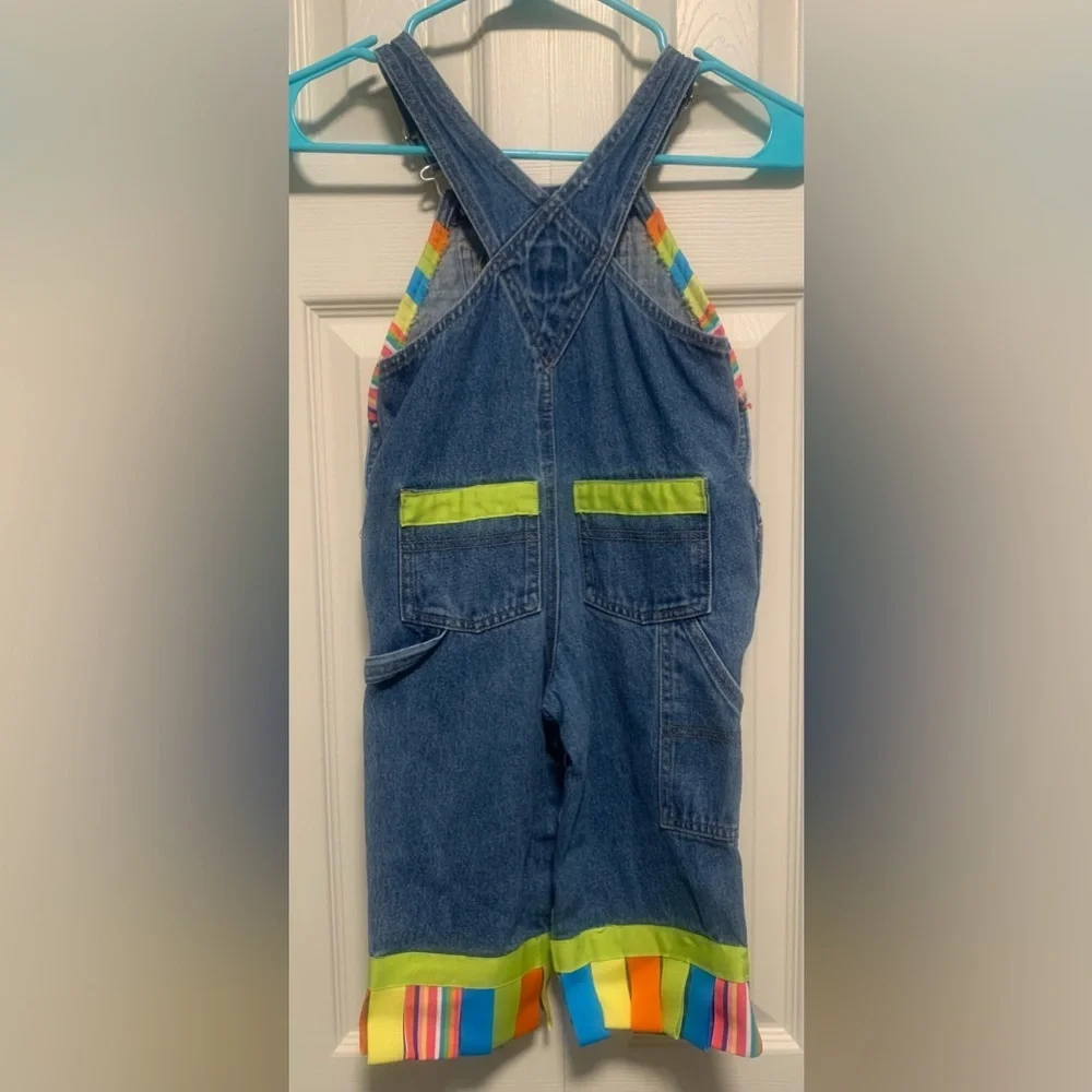 Old Navy Upcycled Toddler Girls Overalls